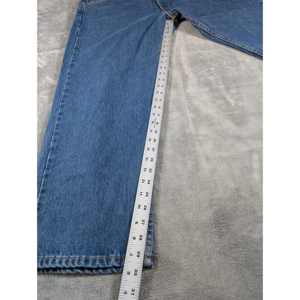 Levi’s 550 Jeans Men’s 44x30 Blue Denim Relaxed Fit Casual Minimalist